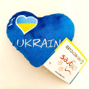 Pehmosydän ”I love Ukraine”